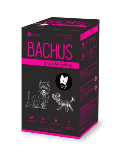 BACHUS SMALL & HEALTHY ( ДРЕБНИ ПОРОДИ КУЧЕТA ) 60 ТАБ. - Pet Valleyкозметика за кучетаPet Valley