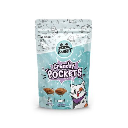 Mr. Bandit Crunchy Pockets (tuna) - хрупкави джобчета за котка с вкус на риба тон 40 гр. - Pet ValleyПаучPet Valley